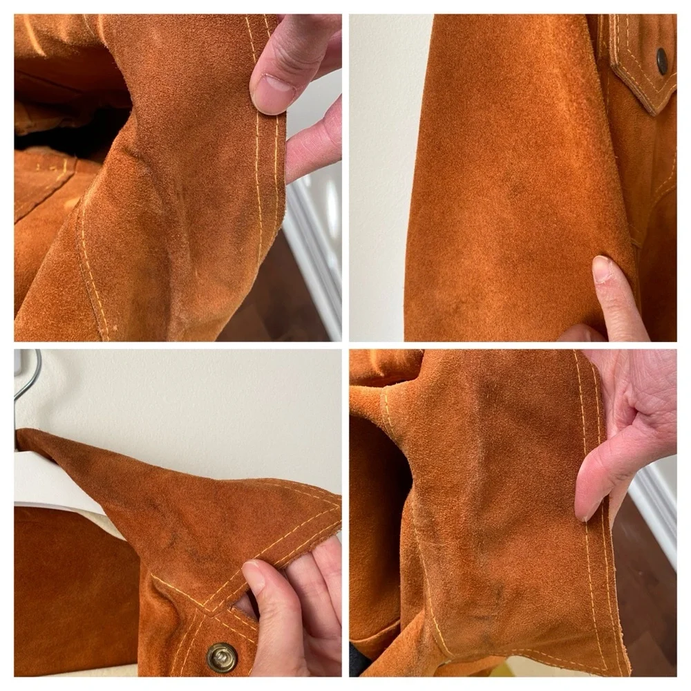 Boxy Brown suede jacket - Picture 14 of 15